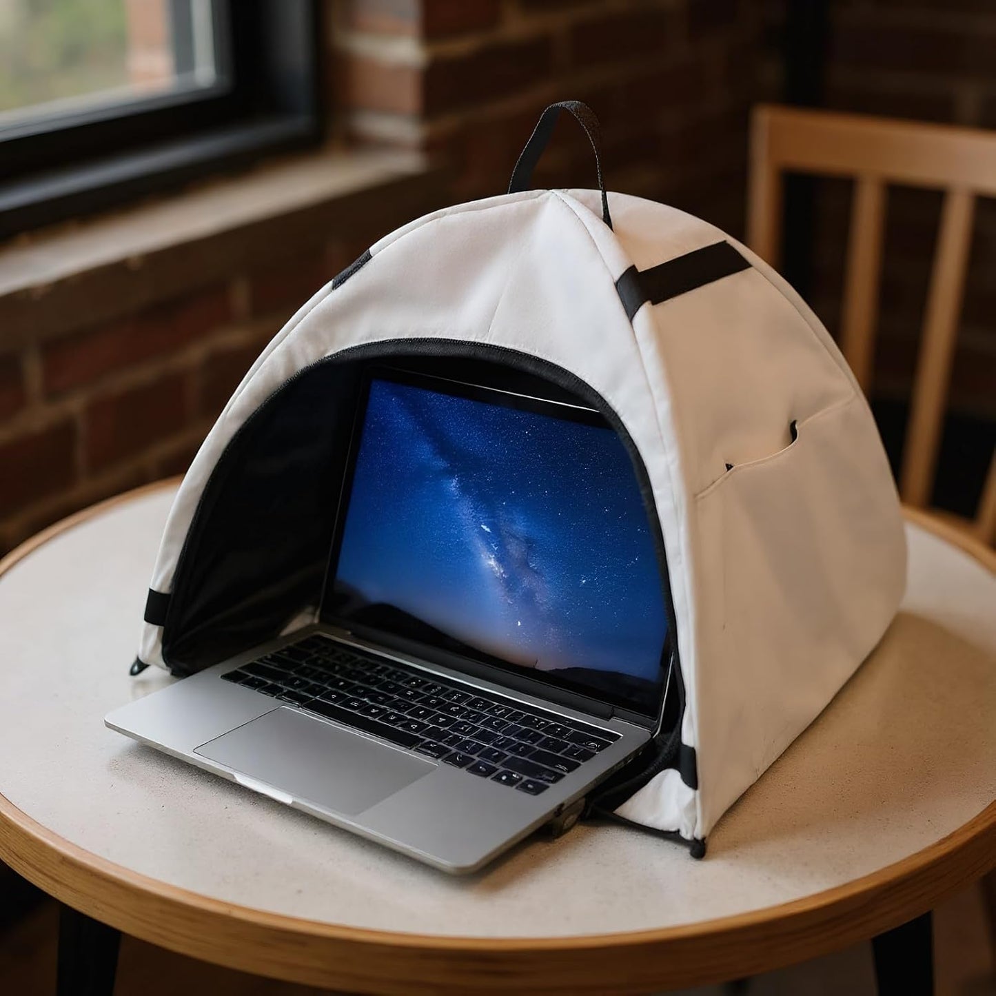 Laptop-solskärm – fällbart antibländande sekretesskydd för 13–16-tums enheter – Travory