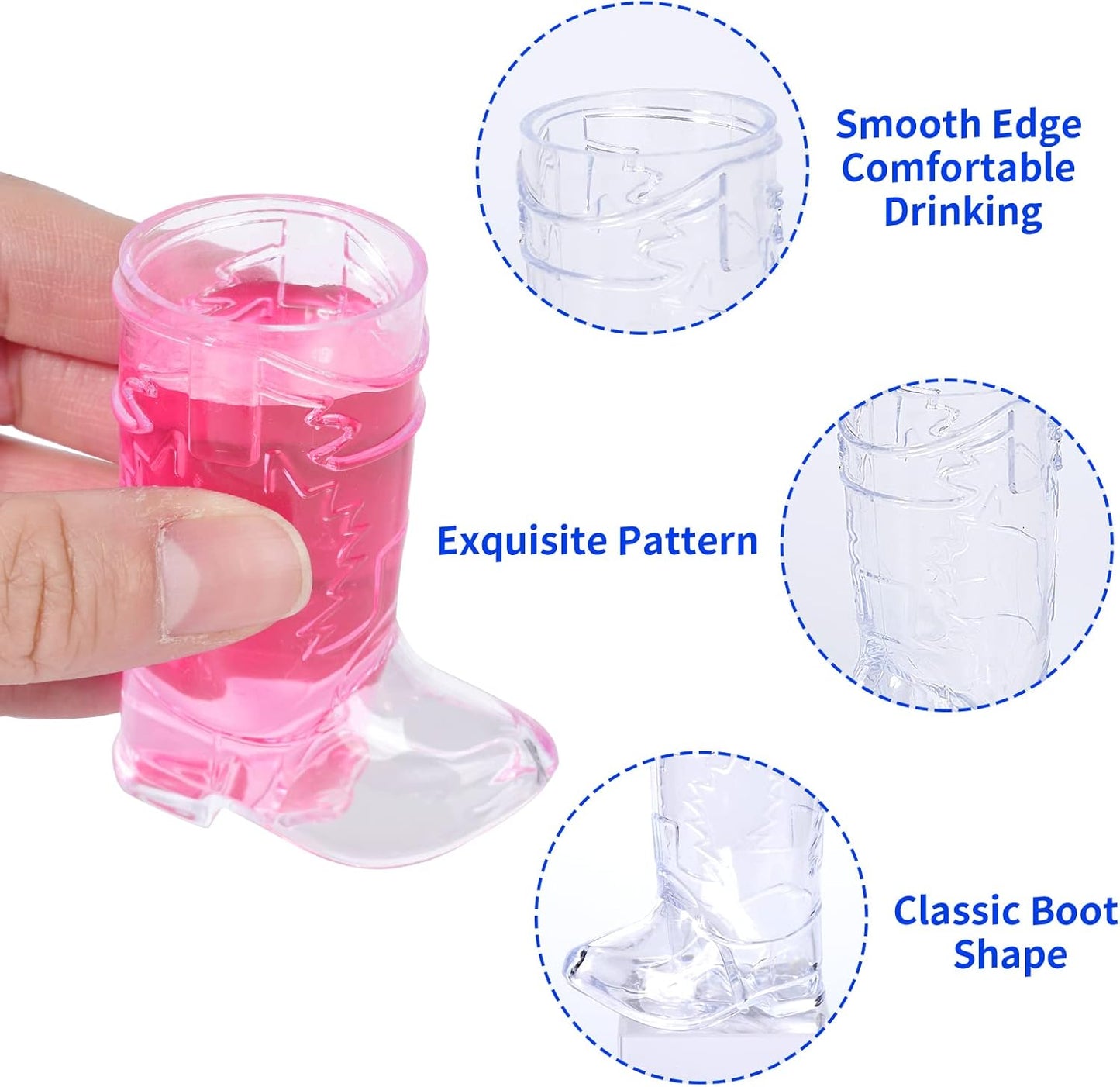 Shotglas i cowboyboots (30-pack, 30 ml) – BootsProst Oktoberfest 2026