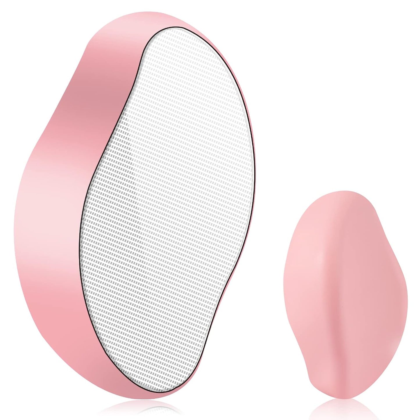 Rosa Haarentfernungs-Pad, ergonomisch, wiederverwendbar, für glatte Haut, schmerzfreie Epilation.