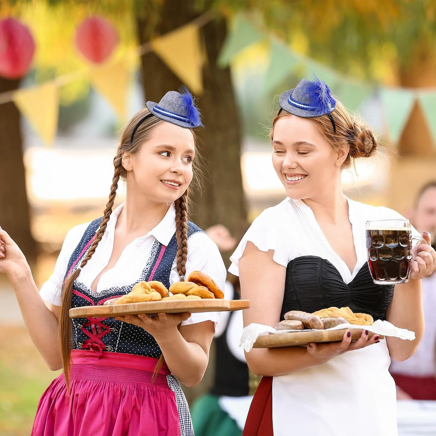 Mini-traditionella hattar i 3-pack – WiesnCharme Oktoberfest 2026