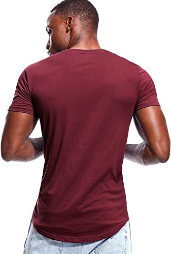 Avslappnad & figurnära herr T-shirt med V-hals – Jonas