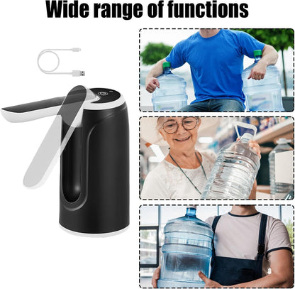 Bärbar vattendispenser, uppladdningsbar via USB – Hydravo (1+1 GRATIS)