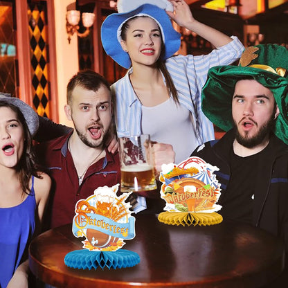 Borddekoration i vaxduk, 3-pack – FestGlädje Oktoberfest 2026