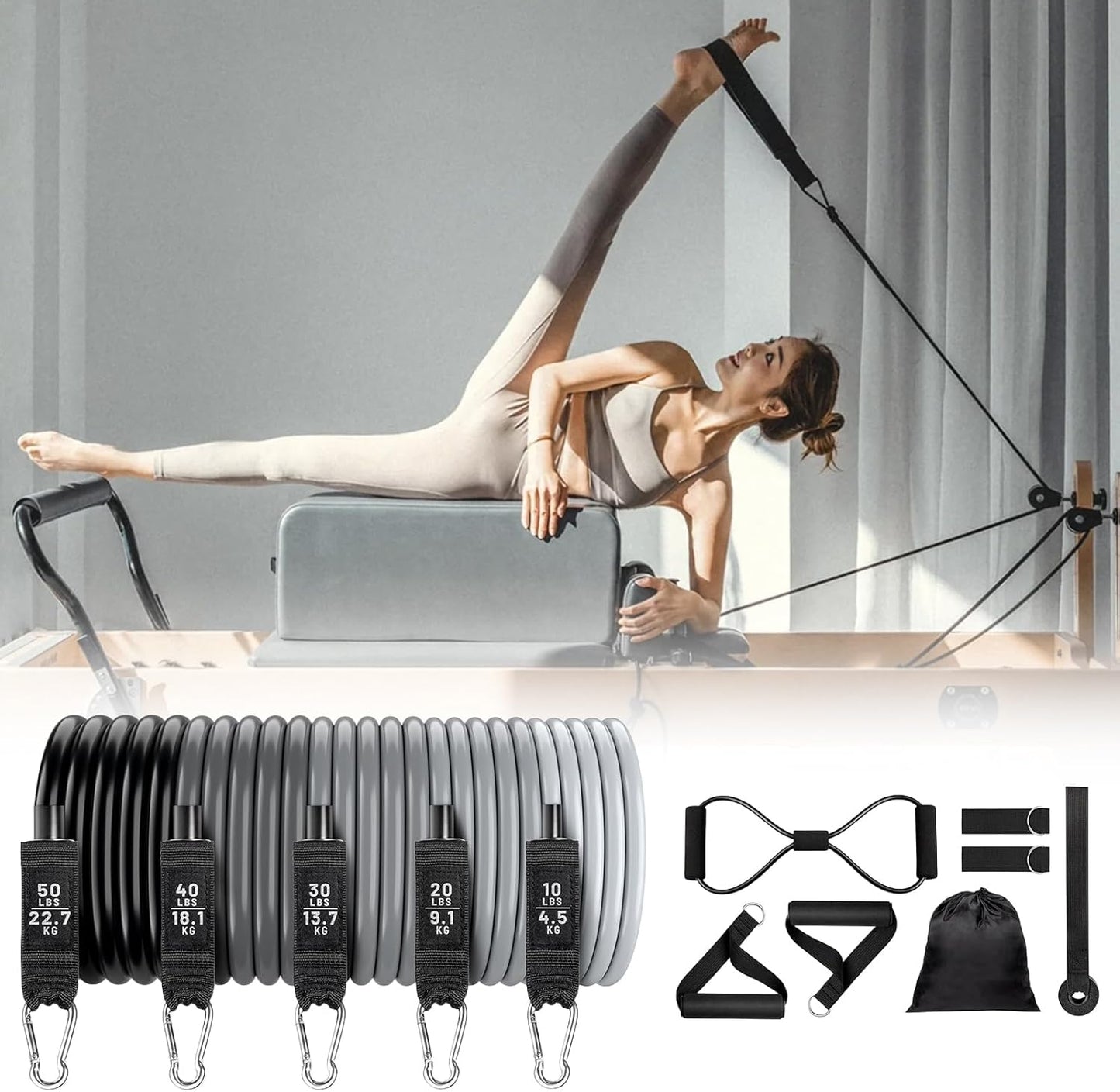 Suspensiontränare med motståndsband (set) – Veltrix