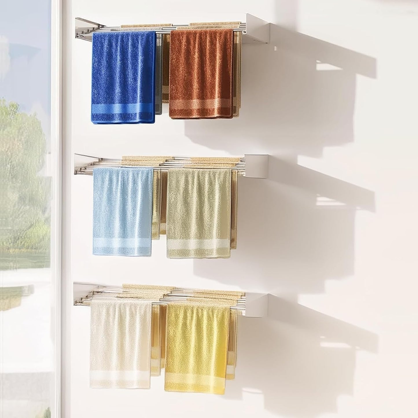 Väggmonterad vikbar torkställning – DryWall
