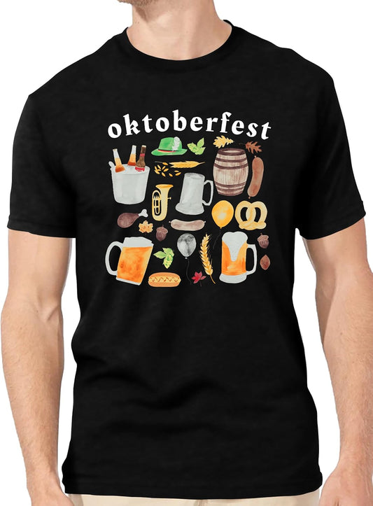 Herr T-shirt med tryck – Markus Oktoberfest 2026