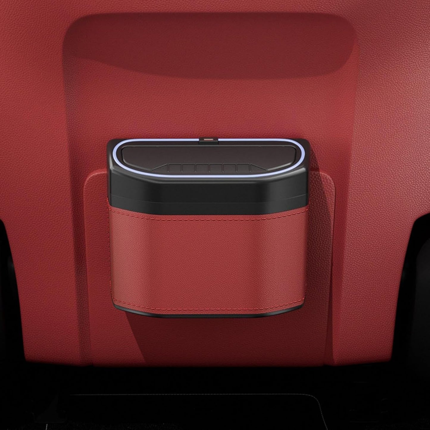 Lukttät bilsoptunna med touch-ljus – Lurevo