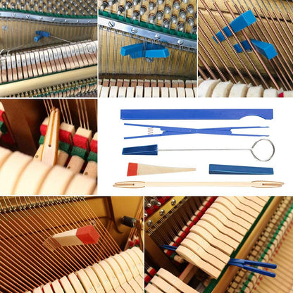 Professionellt 16-delars stämningsset för piano med förvaringsfodral – Arvena