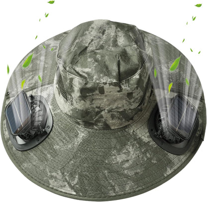 Solar-Fan-kylhatt med UV-skydd – Solvoro