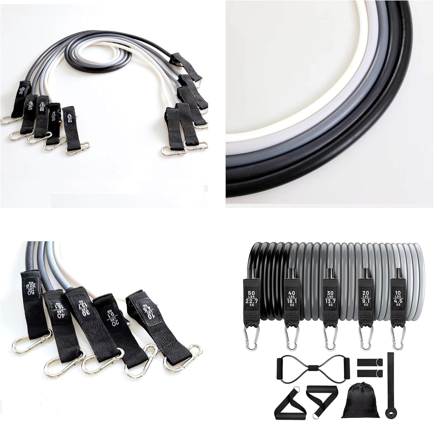 Suspensiontränare med motståndsband (set) – Veltrix