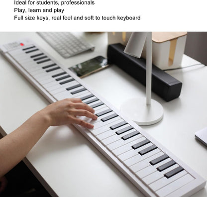 61-tangenters hopfällbart digitalpiano med inspelnings- och uppspelningsfunktion – Meliora