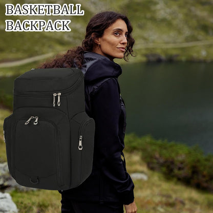 Basketryggsäck för herrar – Stor 30-liters sportväska med vattentät botten – Draycor