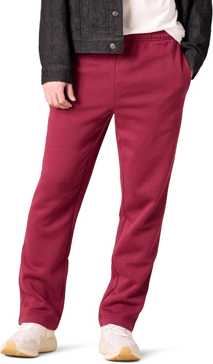 Rote Jogginghose aus Baumwolle, bequem, sportlich, mit Taschen, ideal für Freizeit und Sport.