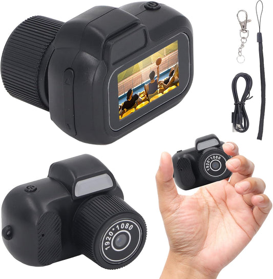 Mini-digitalkamera 1080P med färgskärm och 100 minuters batteritid – Lurevo (1+1 GRATIS)