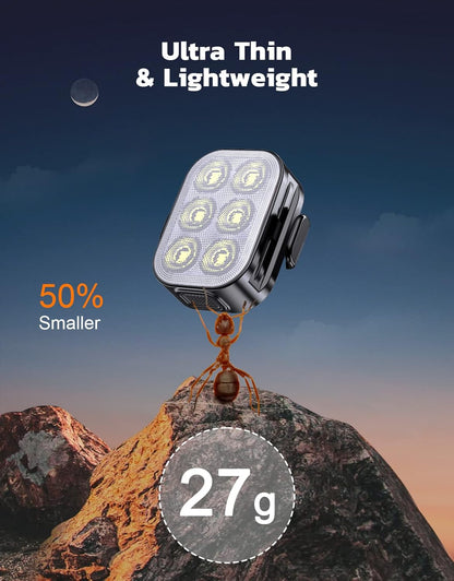 Set med ultratunna, USB-uppladdningsbara cykelljus med 4+6 lägen – SlimBeam