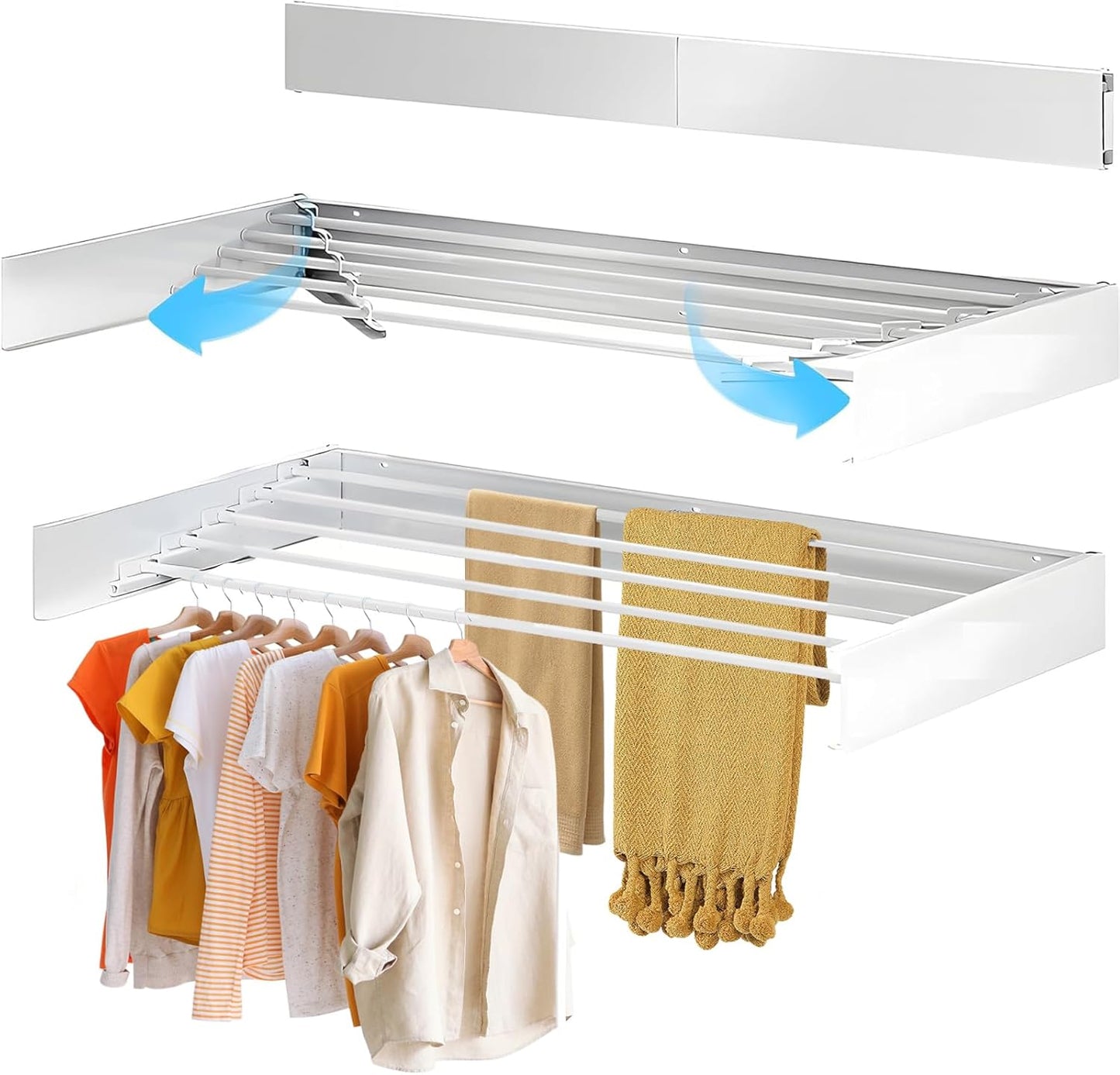 Väggmonterad vikbar torkställning – DryWall