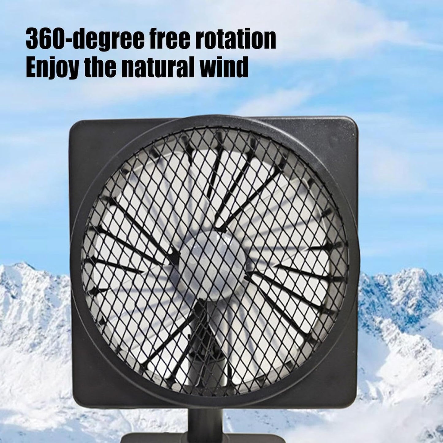 12V USB-luftcirkulator för bilens luftkonditionering, kylfläkt med 360° rotation (1+1 GRATIS) – Aurovent