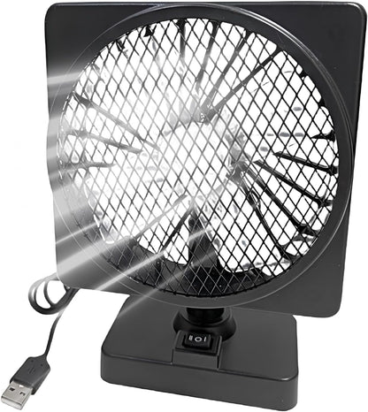 12V USB-luftcirkulator för bilens luftkonditionering, kylfläkt med 360° rotation (1+1 GRATIS) – Aurovent