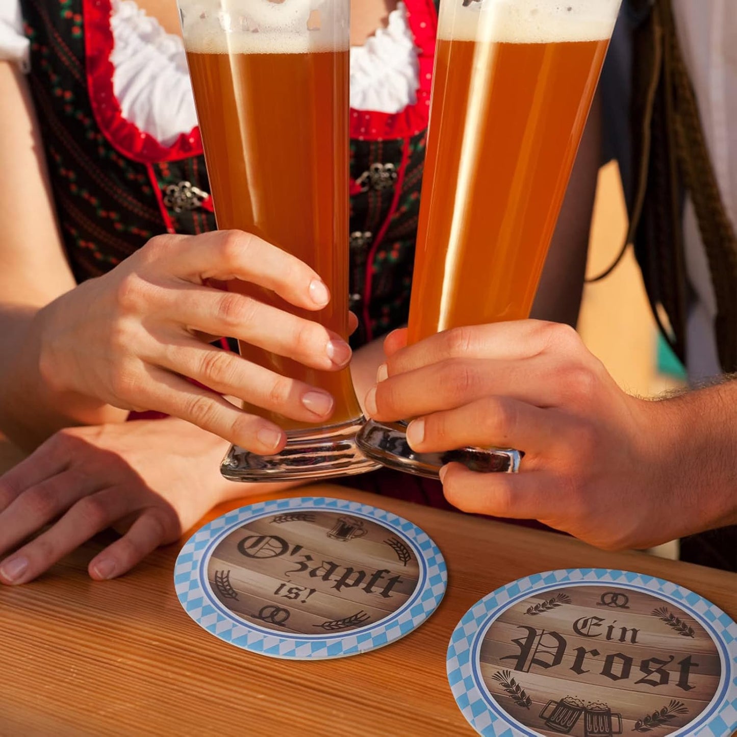 Ölunderlägg i 48-pack – ProstZeit Oktoberfest 2026