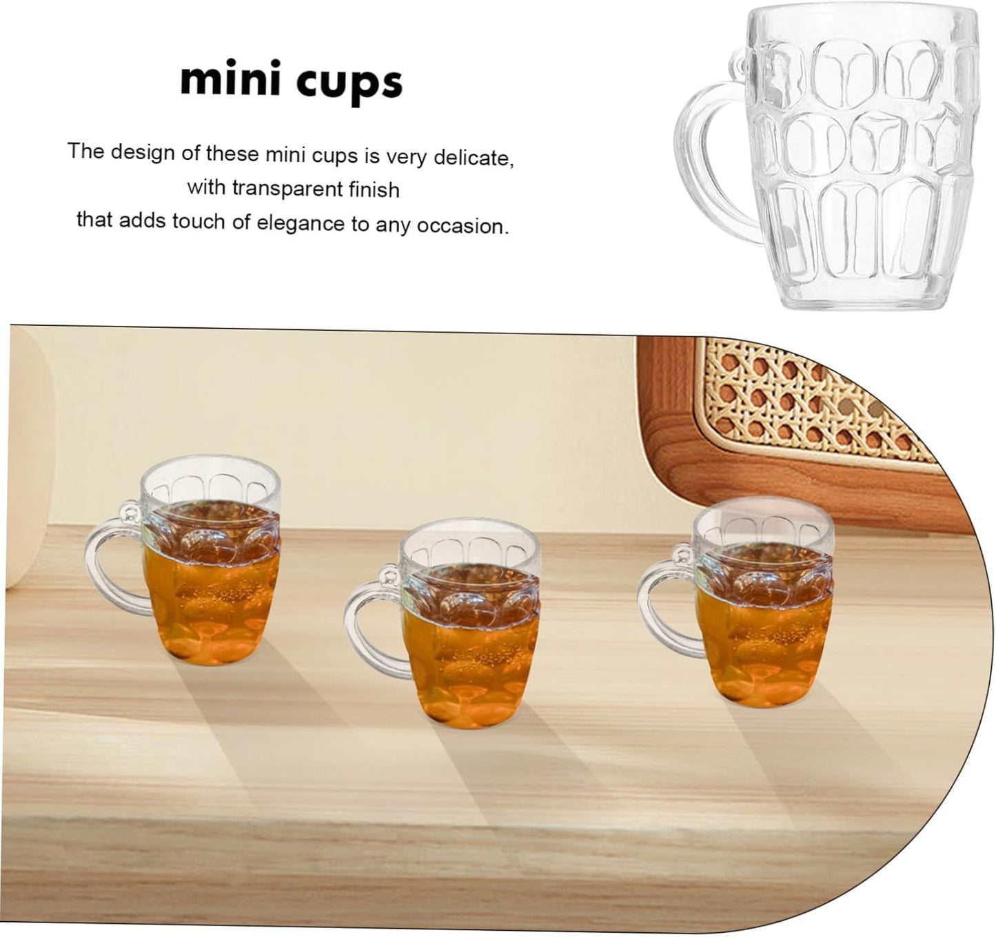 Mini ölsejdel (50-pack, i plast) – MiniProst Oktoberfest 2026
