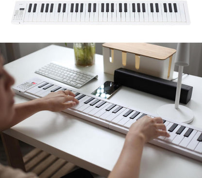 61-tangenters hopfällbart digitalpiano med inspelnings- och uppspelningsfunktion – Meliora