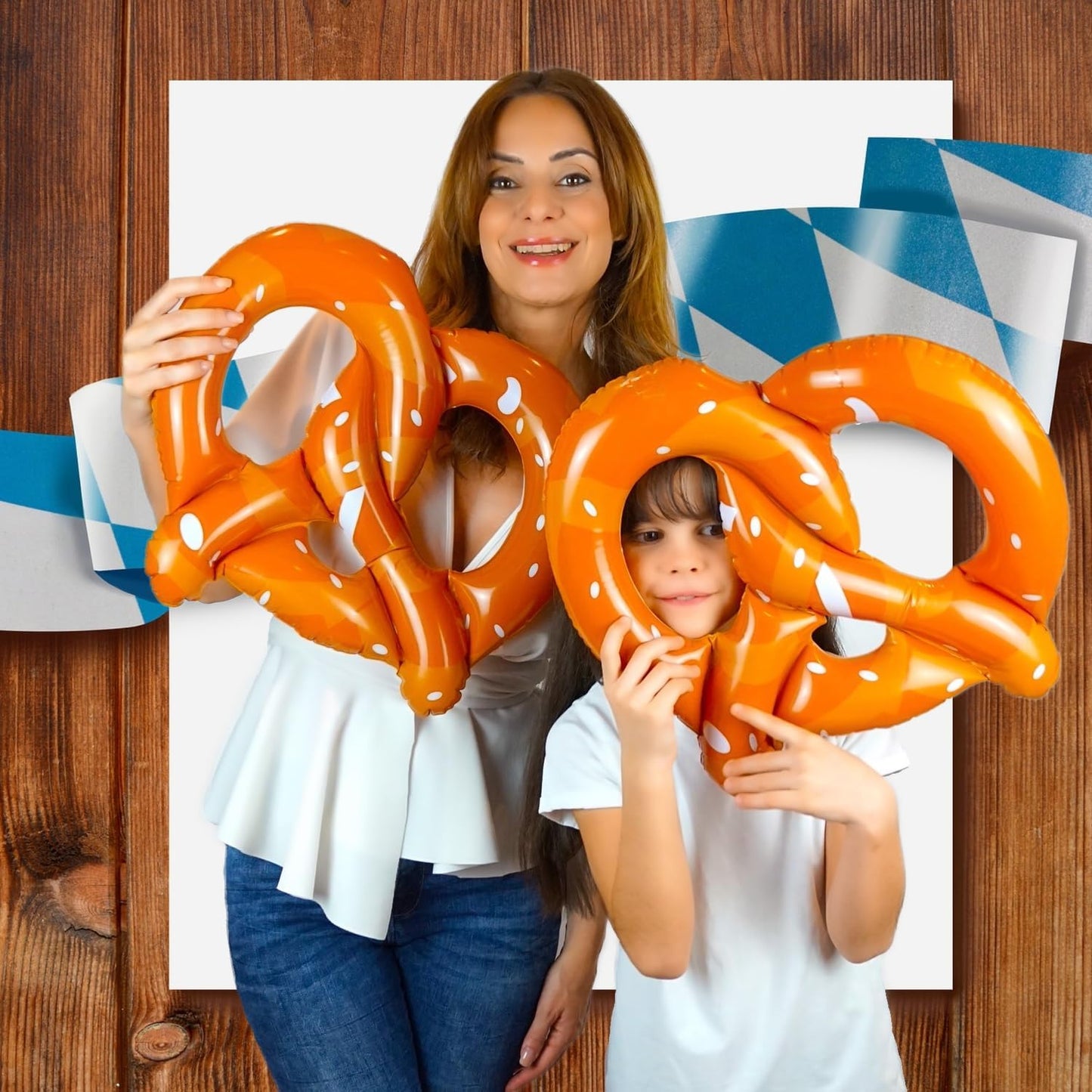 Uppblåsbara kringlor i 3-pack – GaudiBreze Oktoberfest 2026