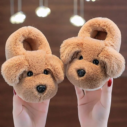 Barntofflor med valpdesign – PuppyPaws