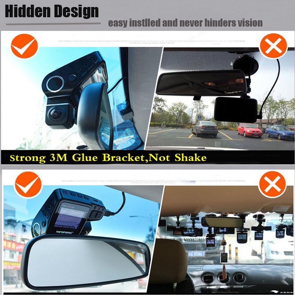 Dold Wi‑Fi-dashcam 1080p med 170° vidvinkel och G-sensor