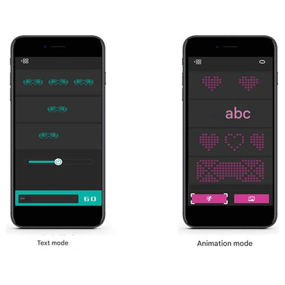Appstyrda LED-partyglasögon - GlowBeat