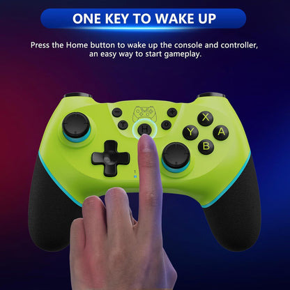 Trådlös Switch-kontroller med Hall-effektjoysticks och turbofunktion – Nexora