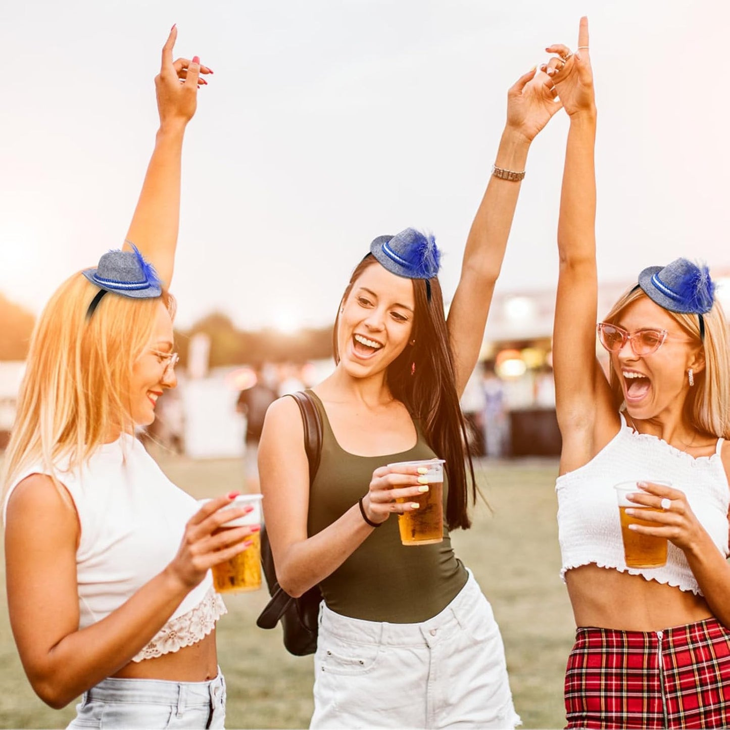 Mini-traditionella hattar i 3-pack – WiesnCharme Oktoberfest 2026