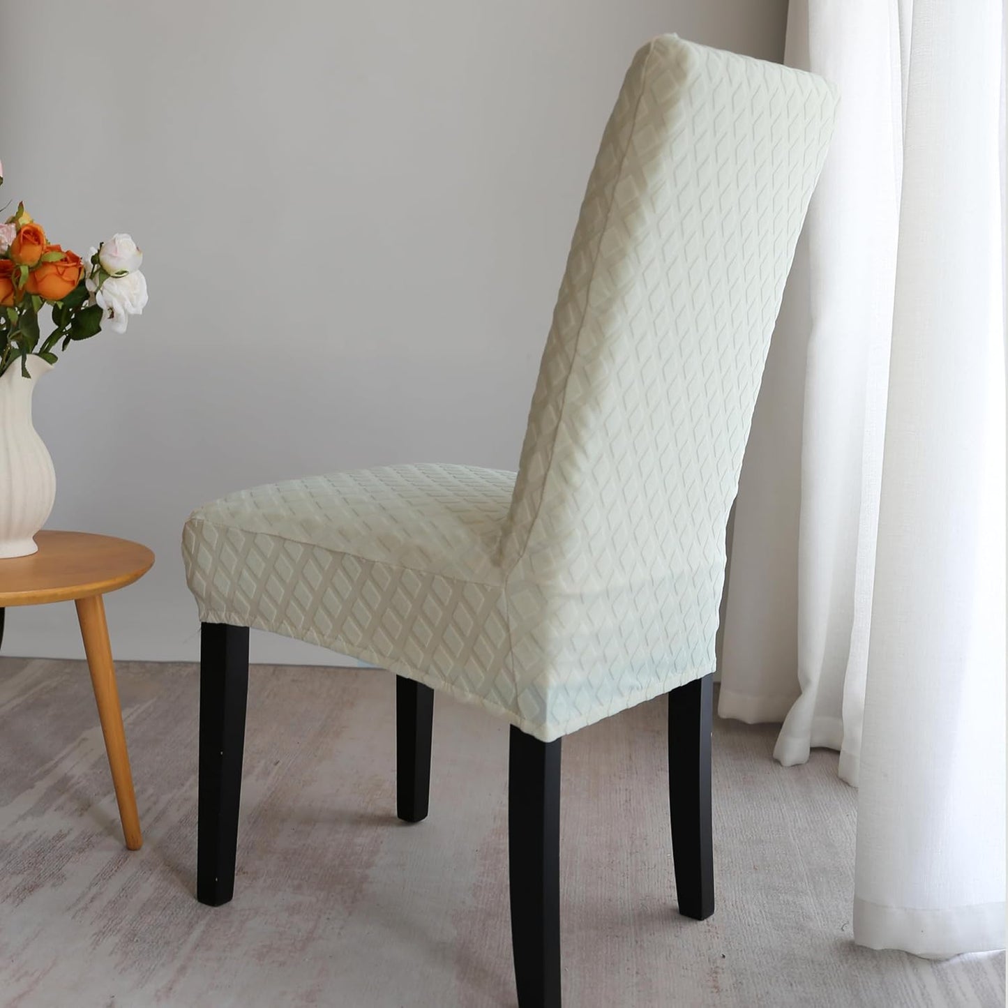 Stretch-set med överdrag till matsalsstolar – ChairGuard