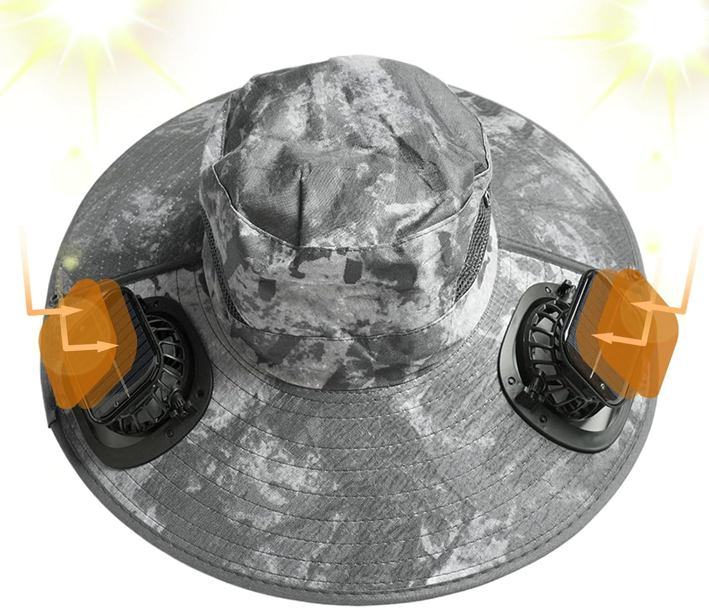 Solar-Fan-kylhatt med UV-skydd – Solvoro