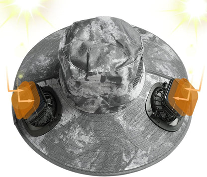 Solar-Fan-kylhatt med UV-skydd – Solvoro