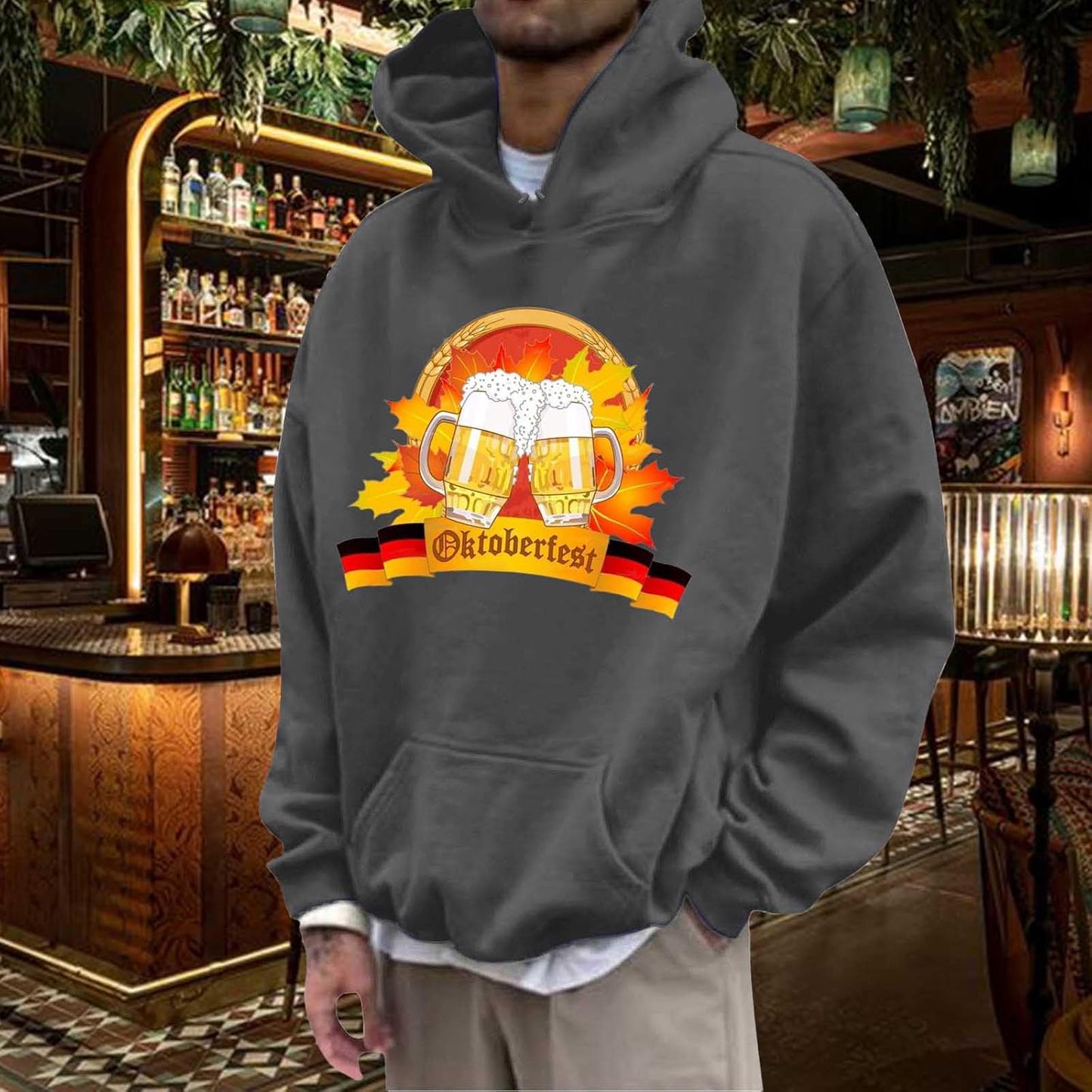Herr – Loose Fit-hoodie – Florian Oktoberfest 2026