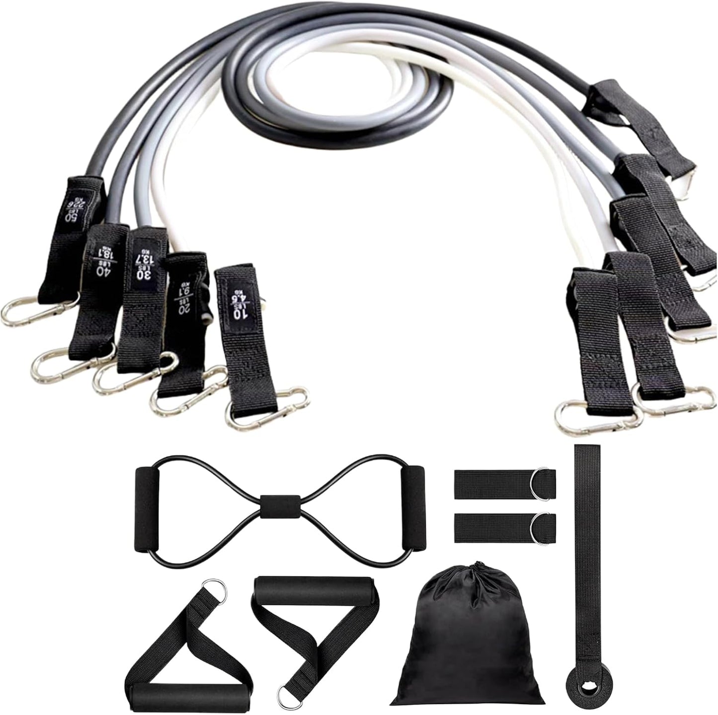 Suspensiontränare med motståndsband (set) – Veltrix