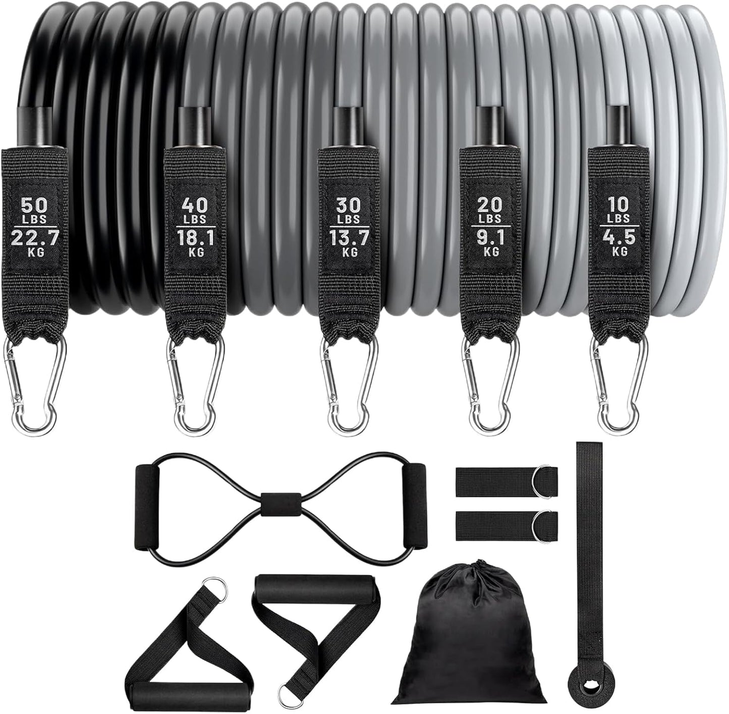 Suspensiontränare med motståndsband (set) – Veltrix