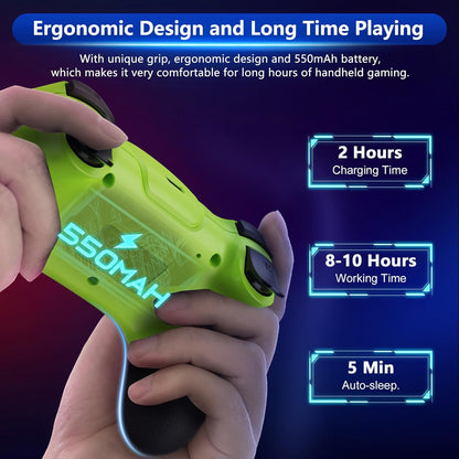 Trådlös Switch-kontroller med Hall-effektjoysticks och turbofunktion – Nexora