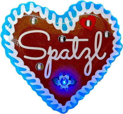LED-pins med pepparkakshjärtor (4-pack) – HerzGaudi Oktoberfest 2026