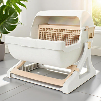 Automatisk luktfri kattlåda med öppen design – Felvora