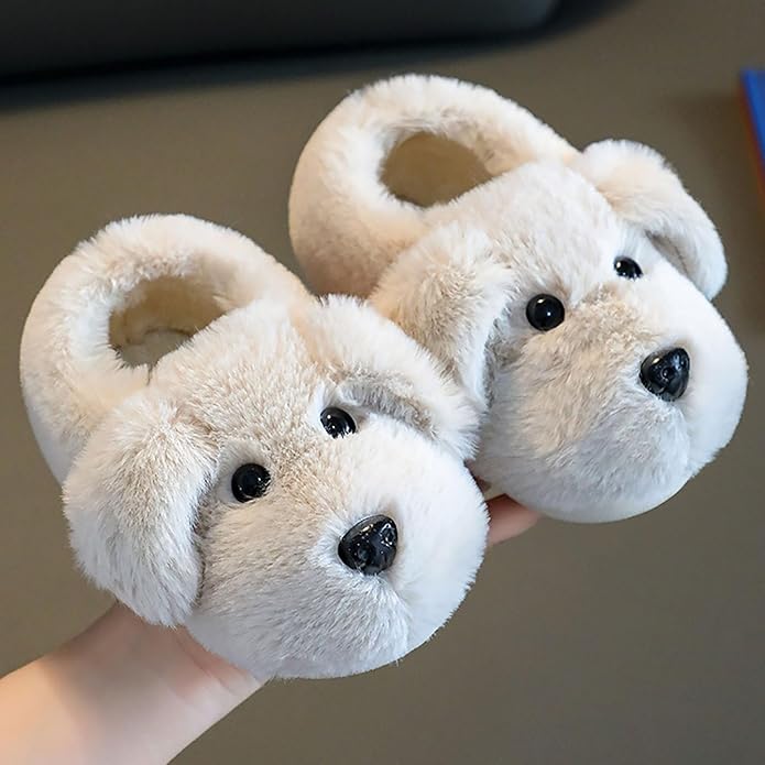 Barntofflor med valpdesign – PuppyPaws