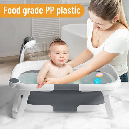 Hopfällbart babybadkar med nät – BathNest