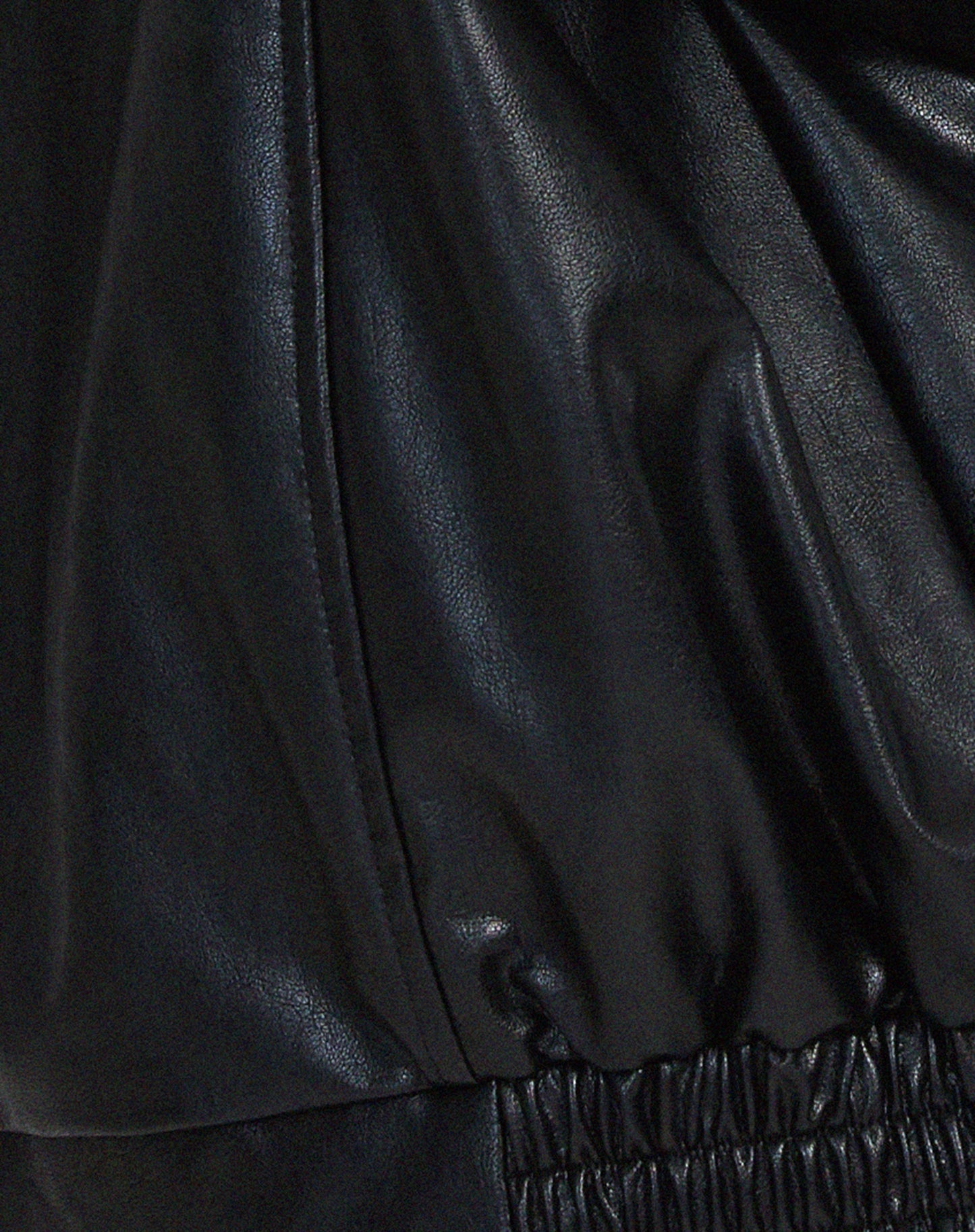Oversized höstläder damsjacka – Yara