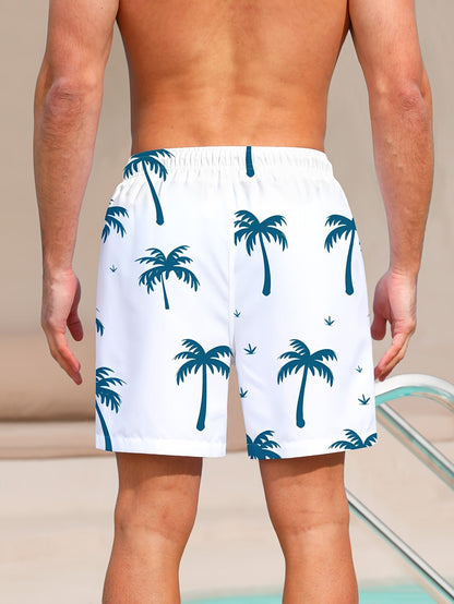 Stiliga herrbadeshorts med palmmönster | Köp 1, få 1 gratis - PalmRush