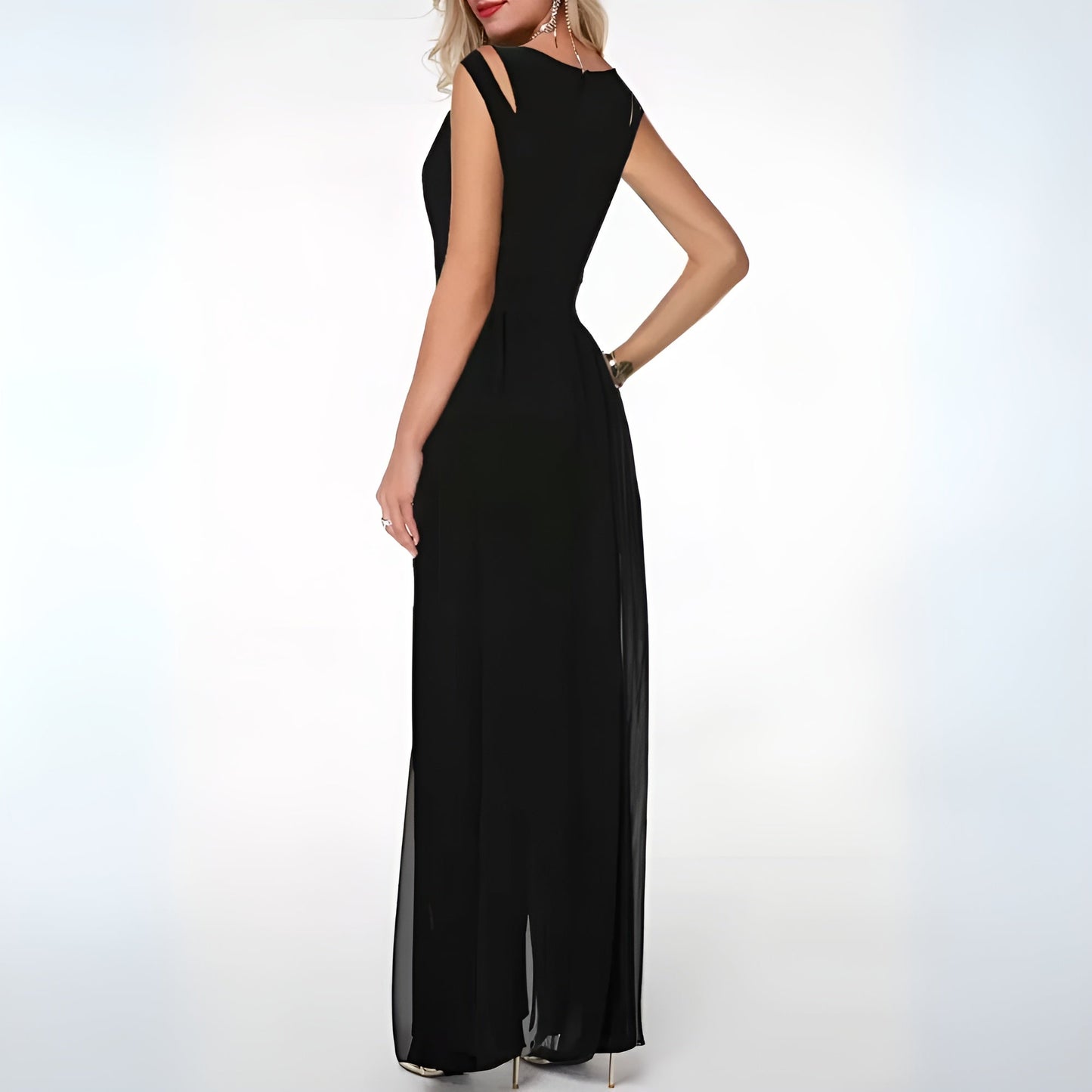 Elegant linnejumpsuit för damer – Sofia i höststil