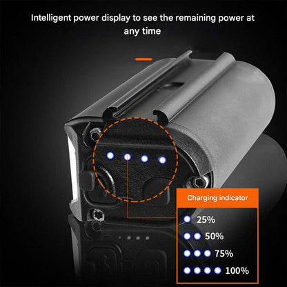 Superljus 180° cykelbelysning med integrerat batteri – Luminor
