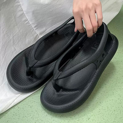 Bekväma, ultralätta, vattentåliga och vikbara sommarsandaler med tår – Eva