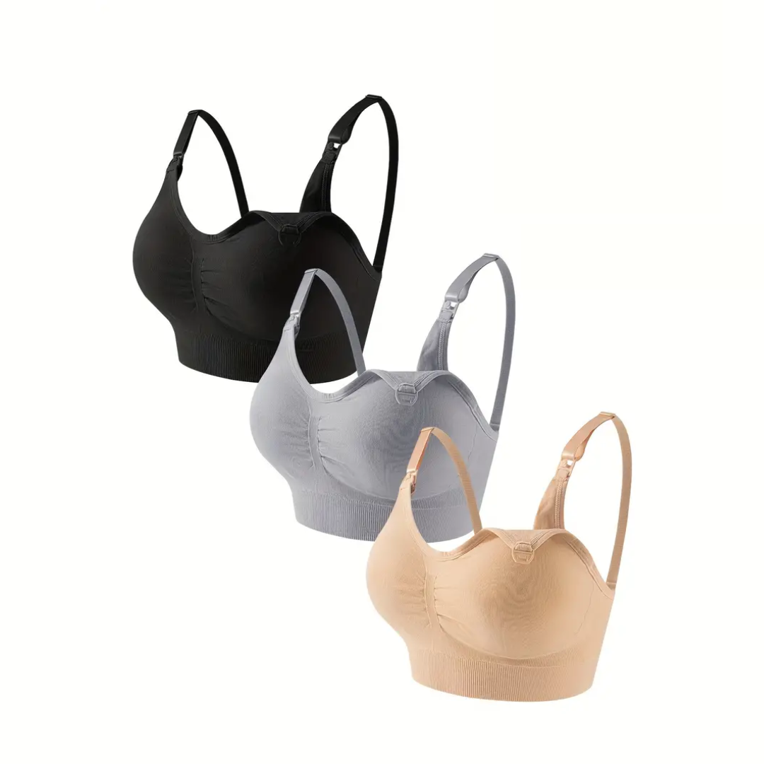 Bekväma amnings-bh:ar (set om 3) – NurtureFit