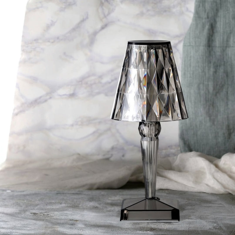 Kristallbordslampa med touch-kontroll - LumeCrystal