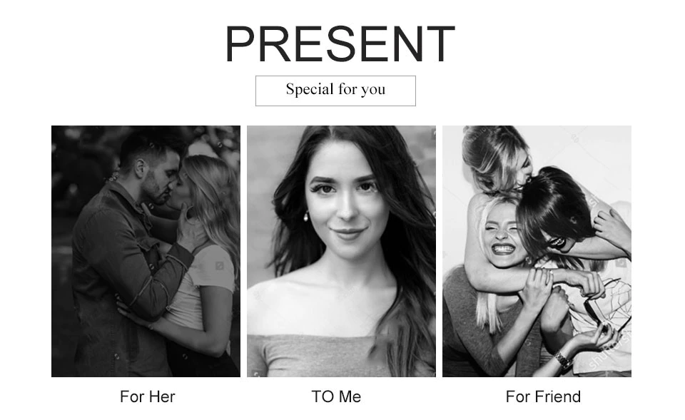 Schwarz-Weiß-Fotocollage, drei Paare, romantische und freundschaftliche Szenen, Geschenkideen.